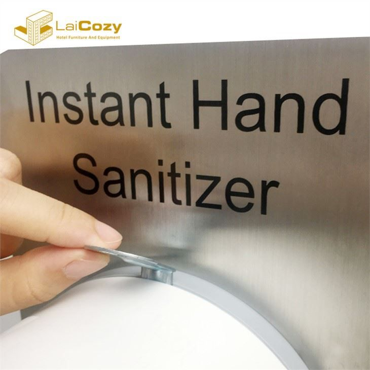 Dispensador de desinfectante de jabón para manos de 1100 ml controlado por sensor de recarga de mesa superior 